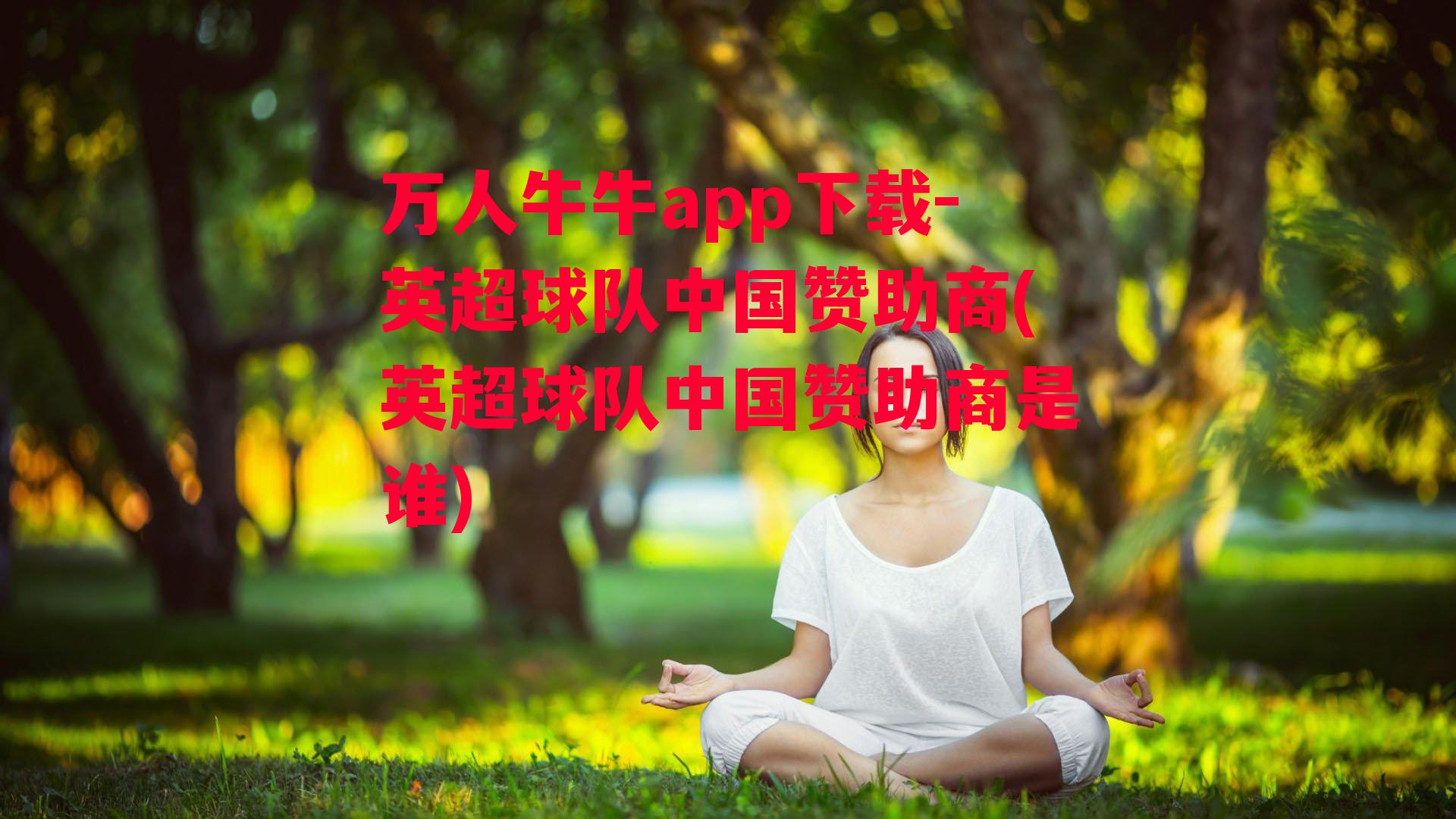 万人牛牛app下载-英超球队中国赞助商(英超球队中国赞助商是谁)